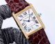 Replica Cartier Tank Watch Yellow Gold Case White Dial Brown Leather Strap (3)_th.jpg